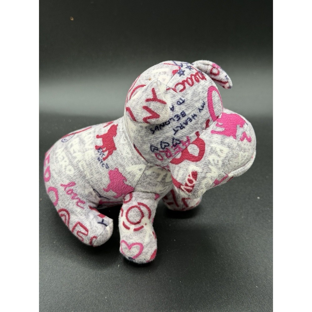 2011 Aeropostale Advertising Promo BullDog Graffiti Puppy Dog‎ Plush Toy